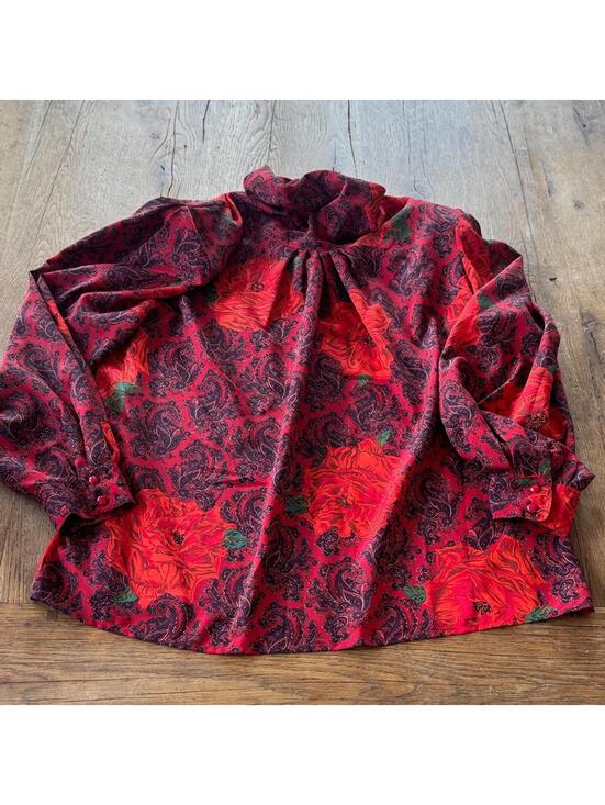 Vintage Tops - Wilroy Floral Vintage Blouse size 16